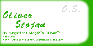 oliver stojan business card